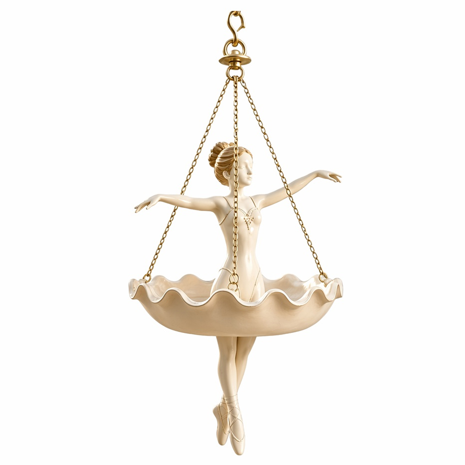 Resin Ballet Dancer Hanging Pl - Spider Plant Hanging review and price