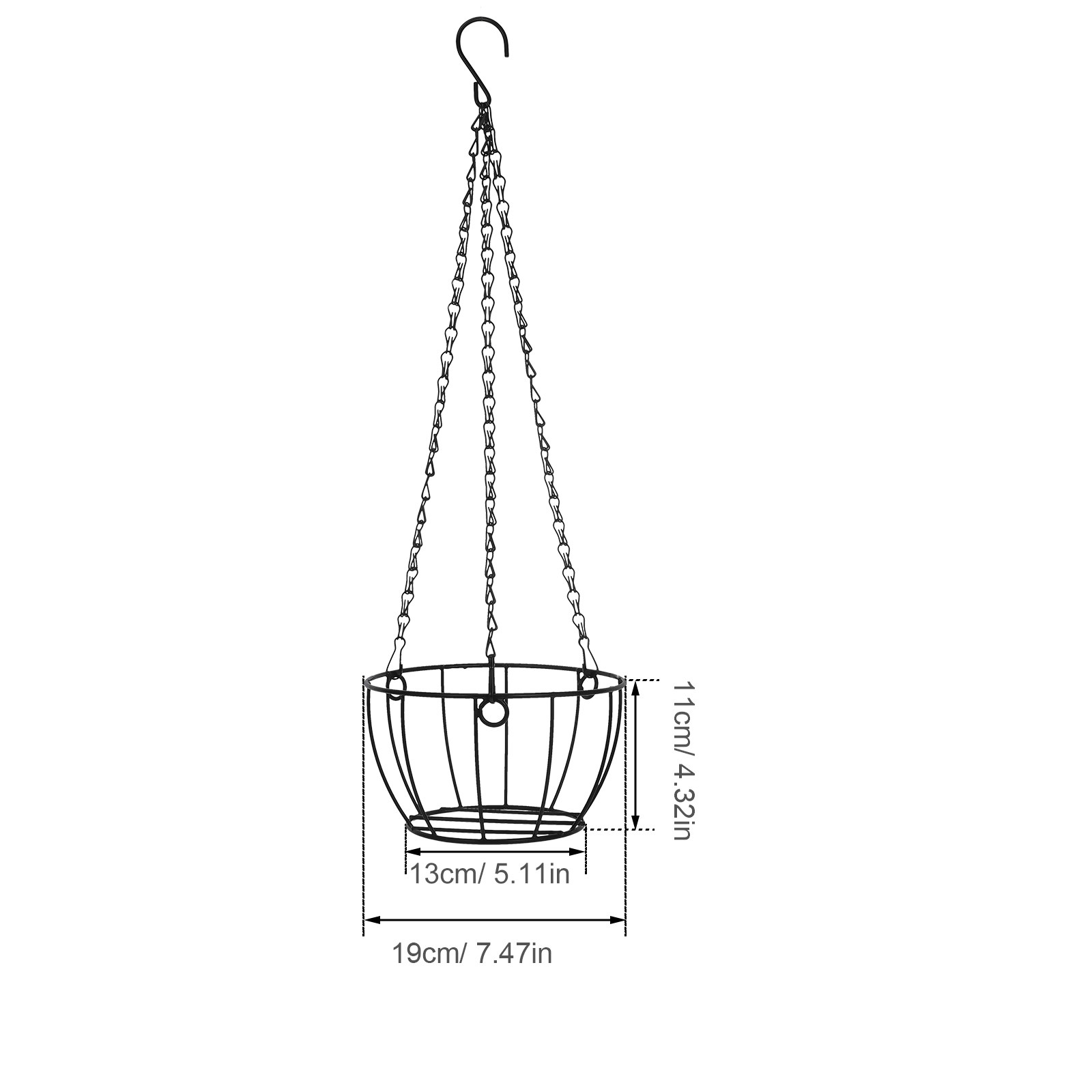Hanging Plant Basket Iron Roun - Spider Plant Hanging review and price